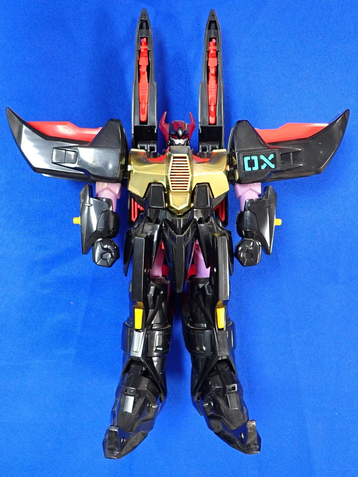 1992 Vintage Takara Chodendo Robo Tetsujin 28 FX Black Ox Tested Incomplete