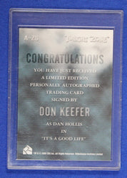 Rittenhouse Twilight Zone Signed Trading Card Lot of 4