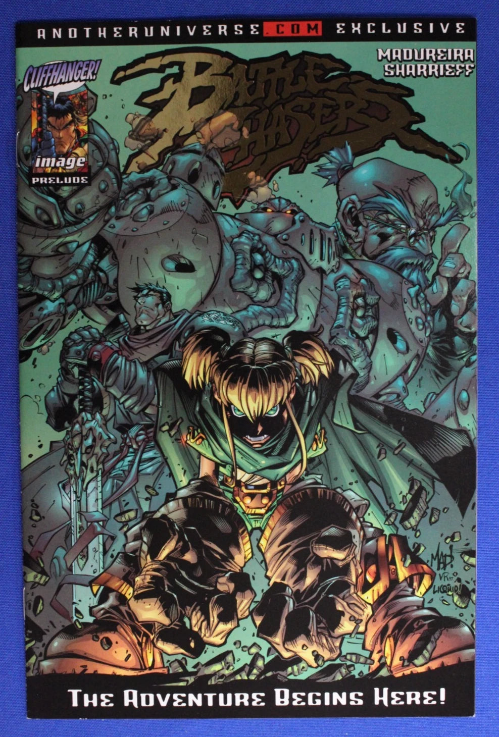 Battle Chasers Prelude Another Universe Gold Foil Variant VF/NM