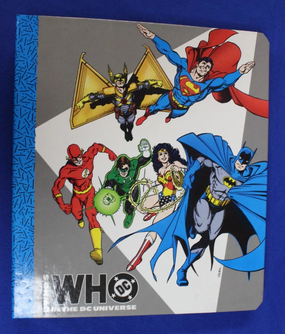 Who's Who in the DC Universe Lot of 2 Binders of DC Character and Data Sheets