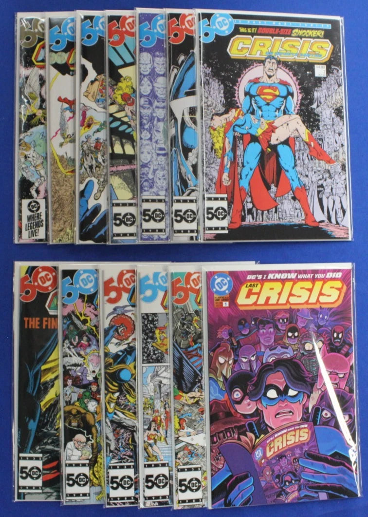 Crisis on Infinite Earths #1-12 Facsimiles Complete Set + Special VF/NM