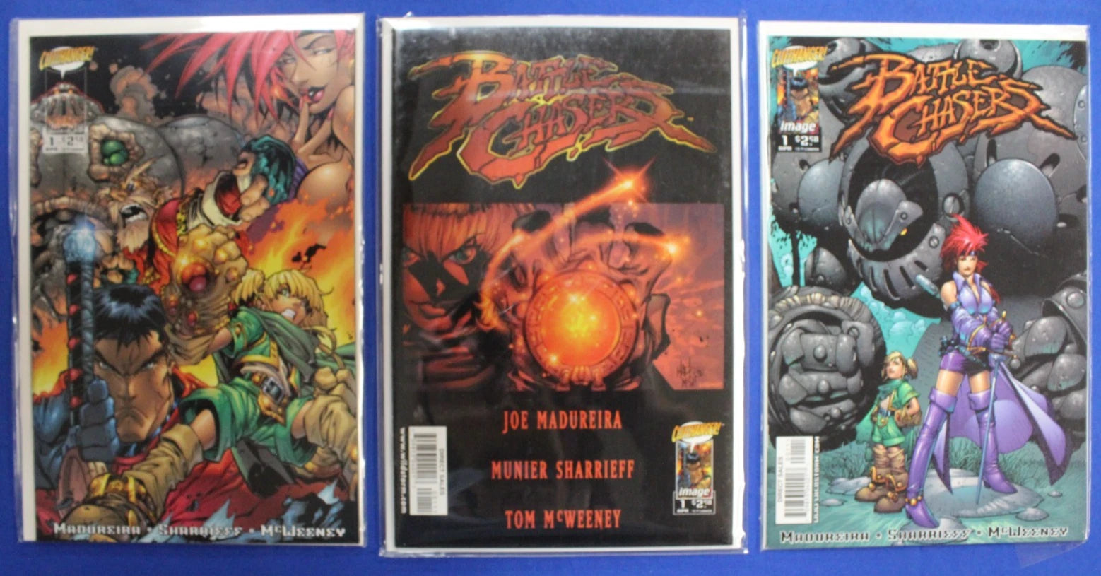 Battle Chasers #1-9 + Prelude, Variants & TPBs Lot of 23 VF/NM