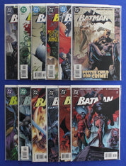 Batman #608-619 Complete Hush Storyline Set Lot of 12 VF-VF/NM