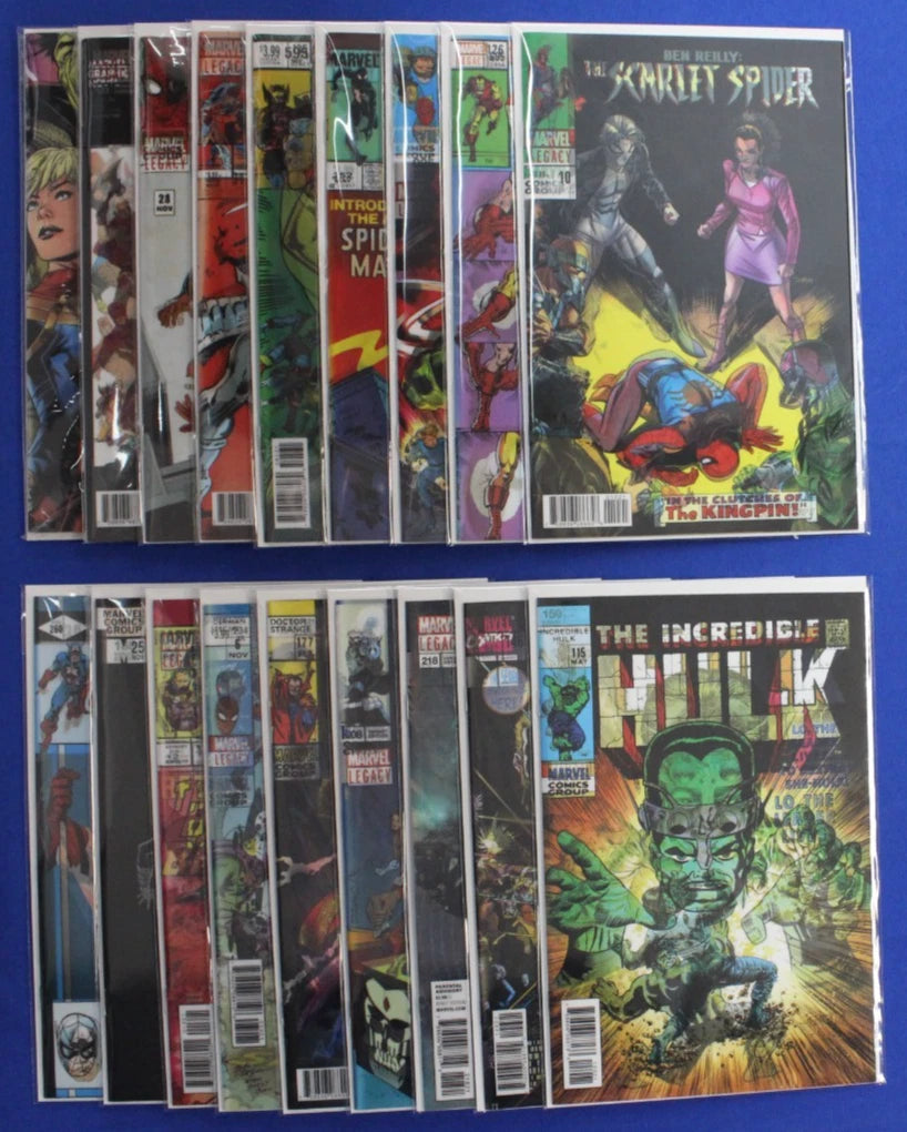 Marvel Legacy Homage Lenticular Variants Lot of 18 VF/NM