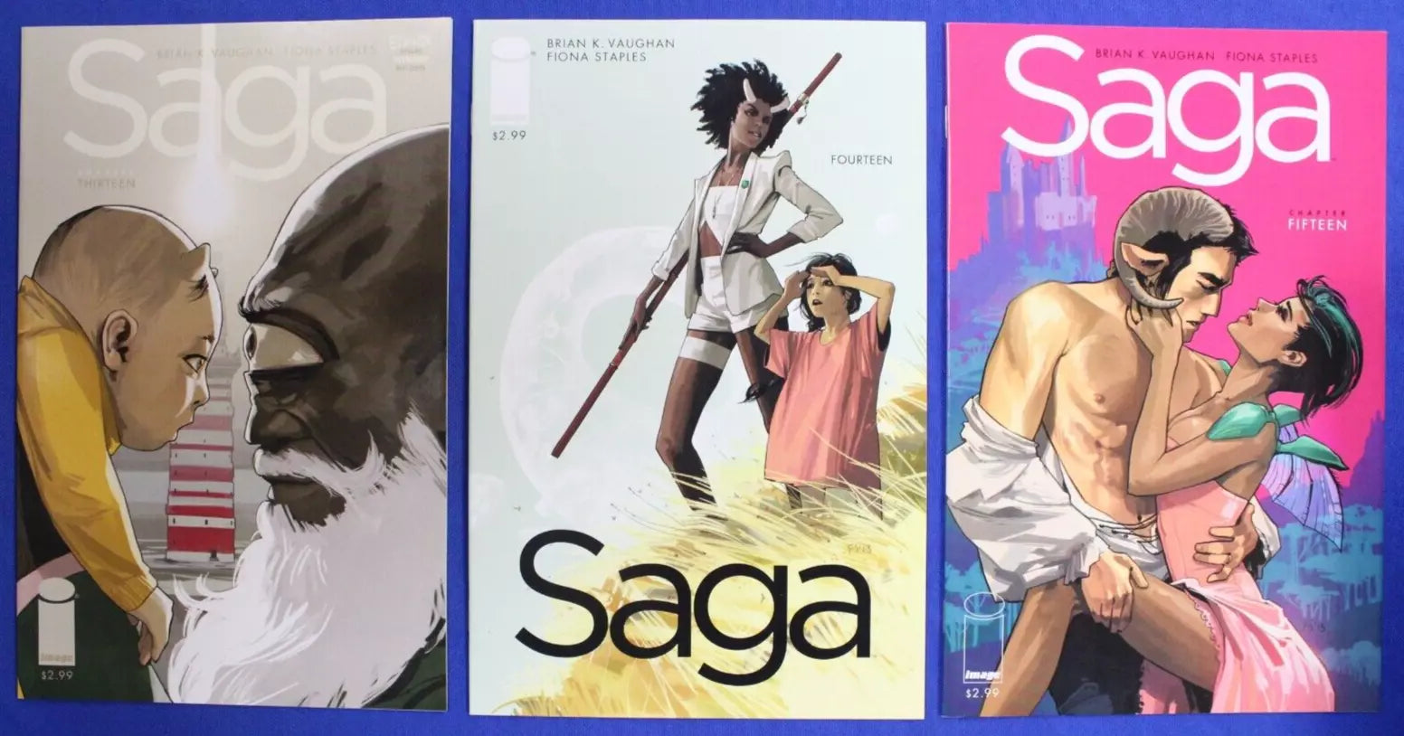 Saga #2-6, #8-66 Near Complete Set + 2nd & 3rd Prints VF/NM