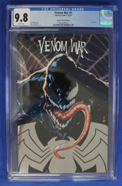 Venom War #1 David Baldeon Foil Variant CGC 9.8 NM/M