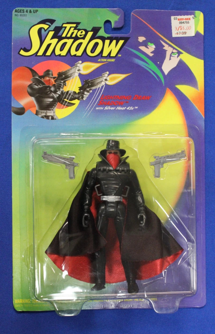 Kenner 1994 The Shadow Action Figure Lot of 5 Sealed in Box
