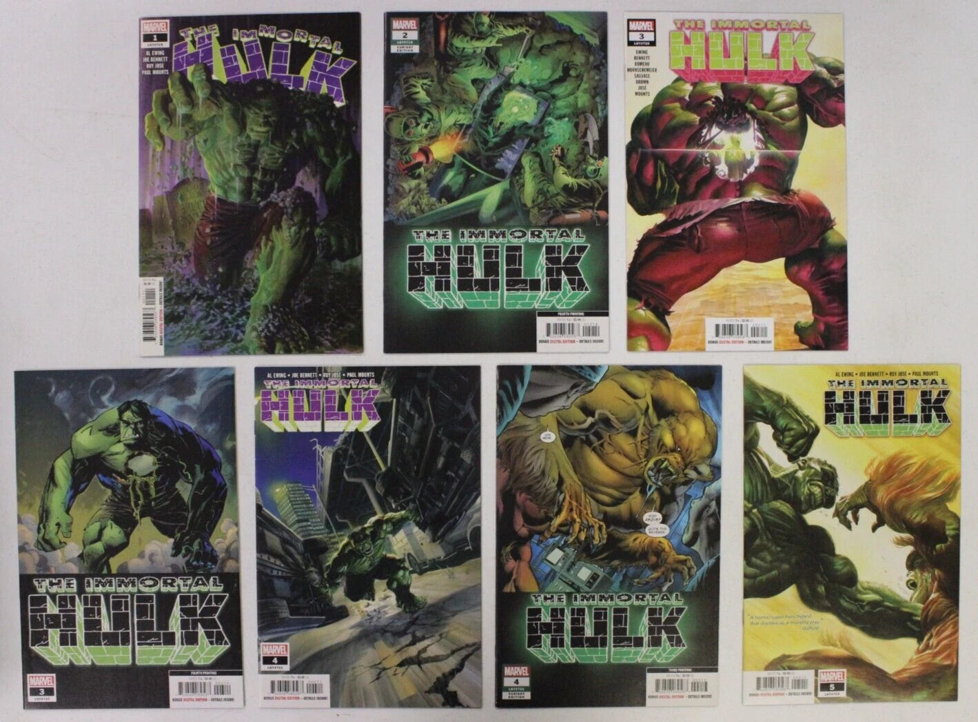Immortal Hulk #1-50 Full Set + Extras 78 Comics
