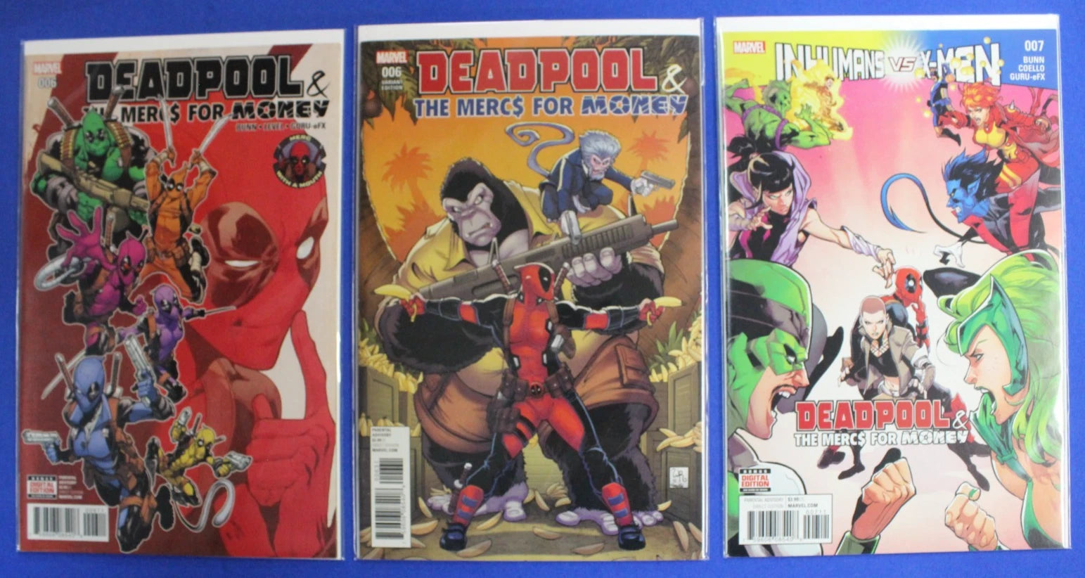 Deadpool Mercs for Money #1-5 & 1-10 Complete Sets Lot of 22 VF-VF/NM