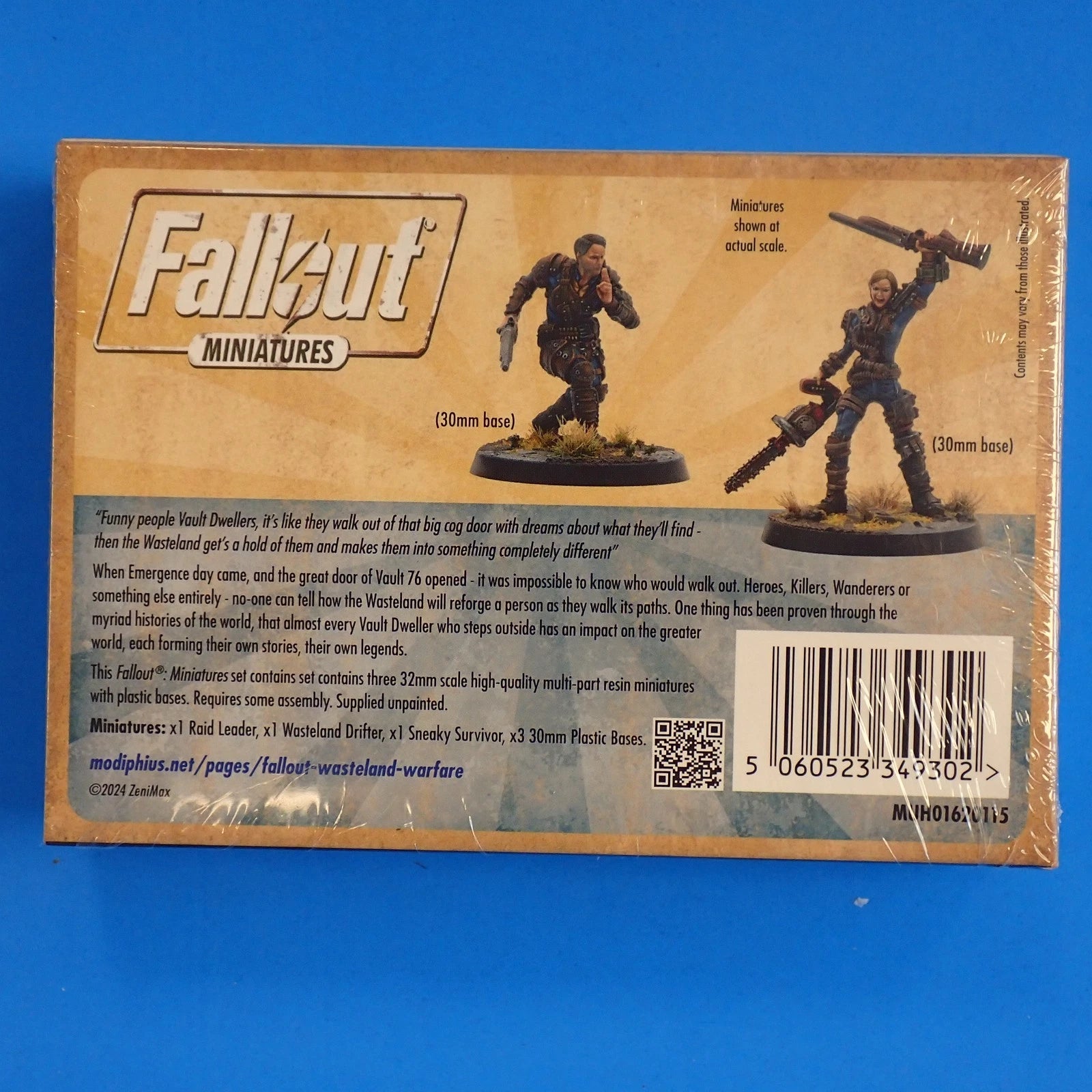 Fallout Wasteland Warfare Miniatures Lot of 6 - Robots, Zetans, & Legends of Vault 76 [Pre-Owned]