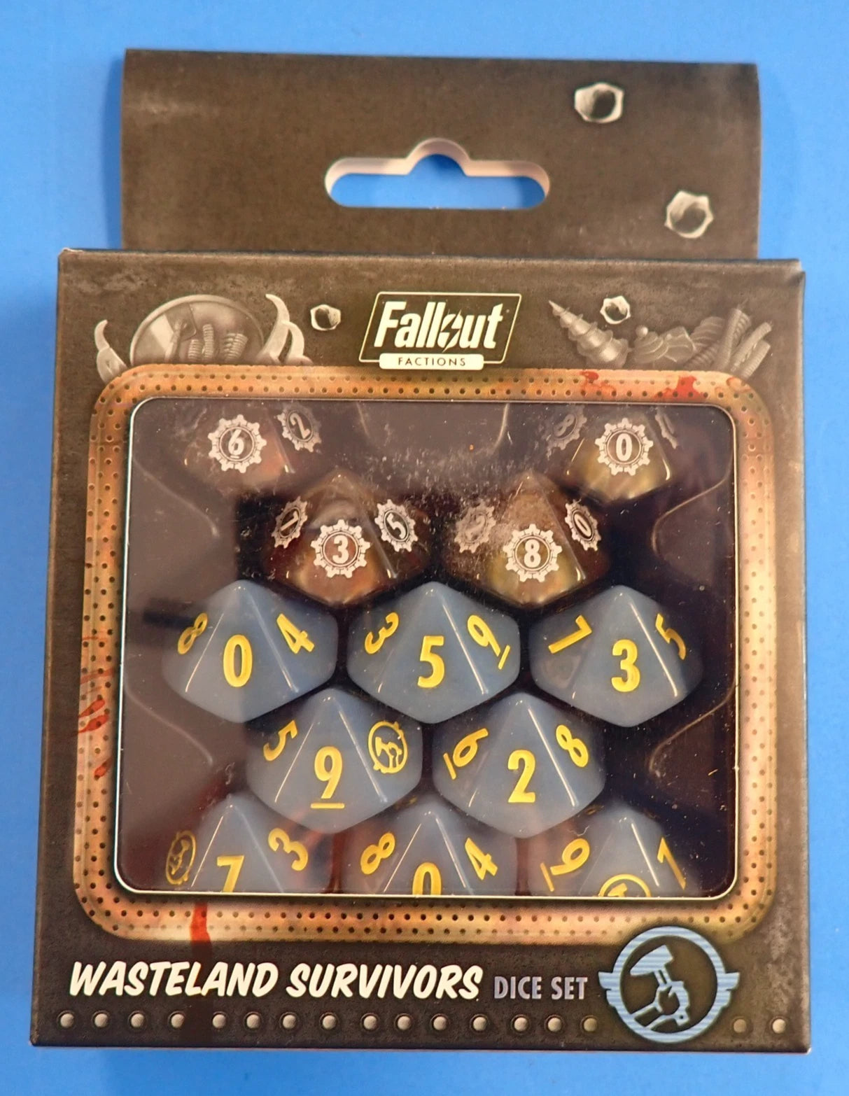 Fallout Miniatures & Dice Lot of 5 Wasteland Warfare Factions Hollywood Icons [Pre-Owned]