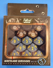 Fallout Miniatures & Dice Lot of 5 Wasteland Warfare Factions Hollywood Icons [Pre-Owned]