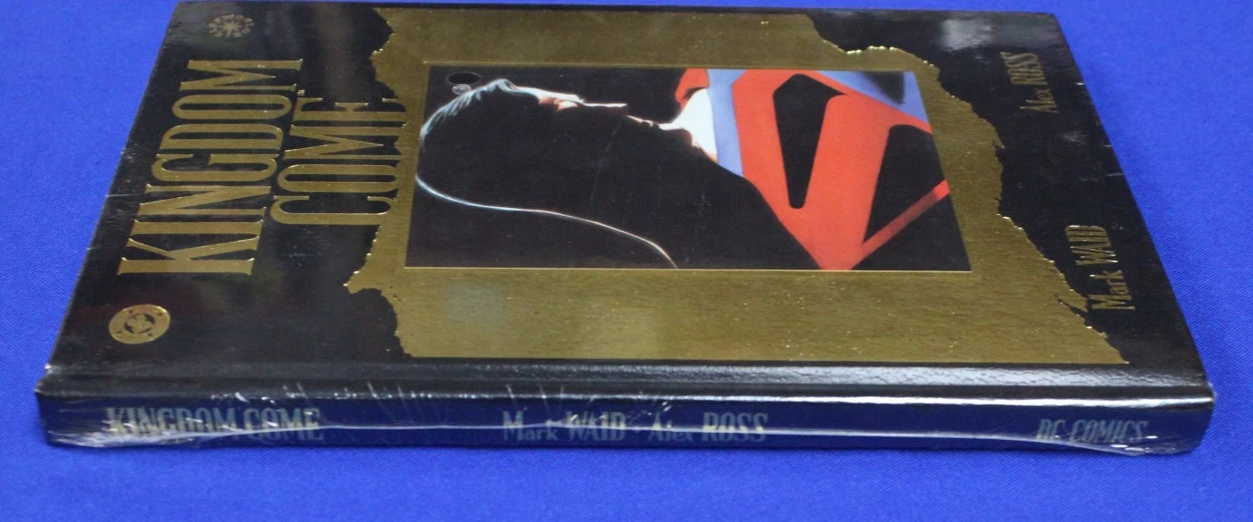 DC 1997 Kingdom Come First Edition Gold Foil Hardcover Sealed Ross & Waid
