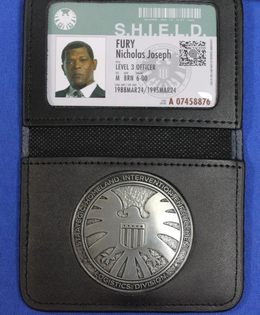 Captain Marvel Nick Fury ID Badge Prop Replica