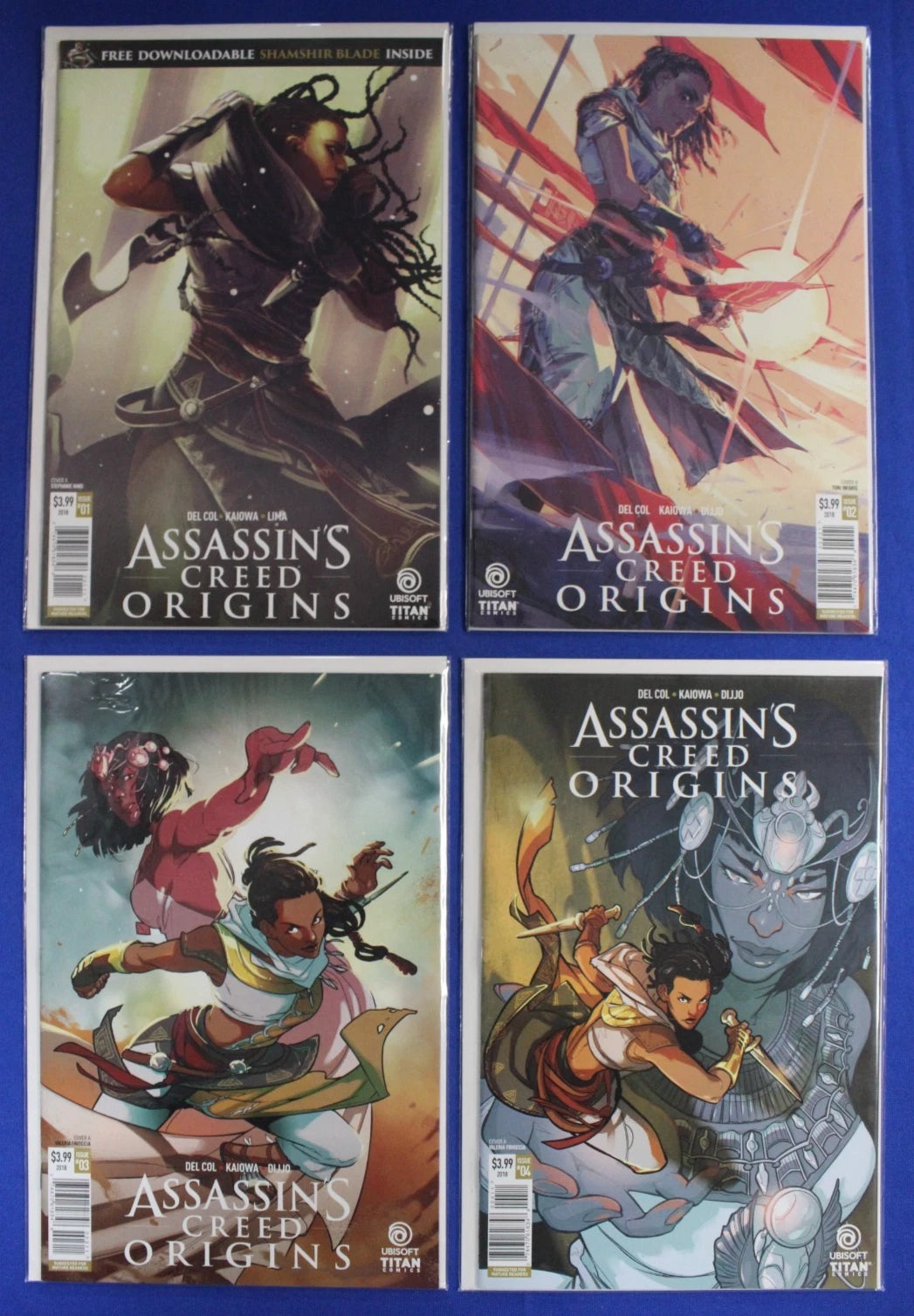 Assassin's Creed Origins #1-4 Complete Set VF-VF/NM