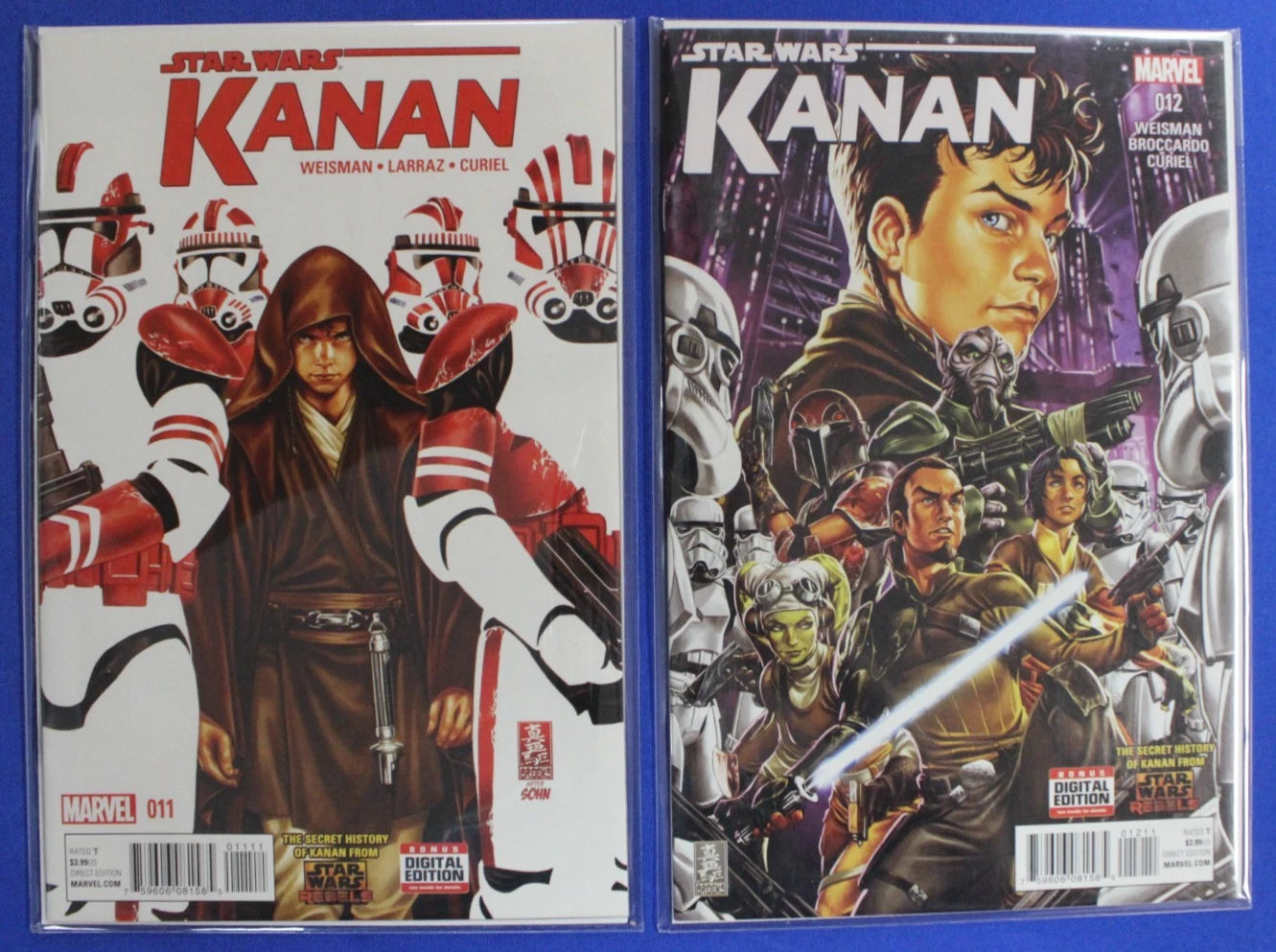 Star Wars Kanan the Last Padawan #1-12 Complete Set VF-VF/NM