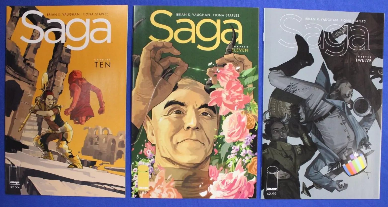 Saga #2-6, #8-66 Near Complete Set + 2nd & 3rd Prints VF/NM