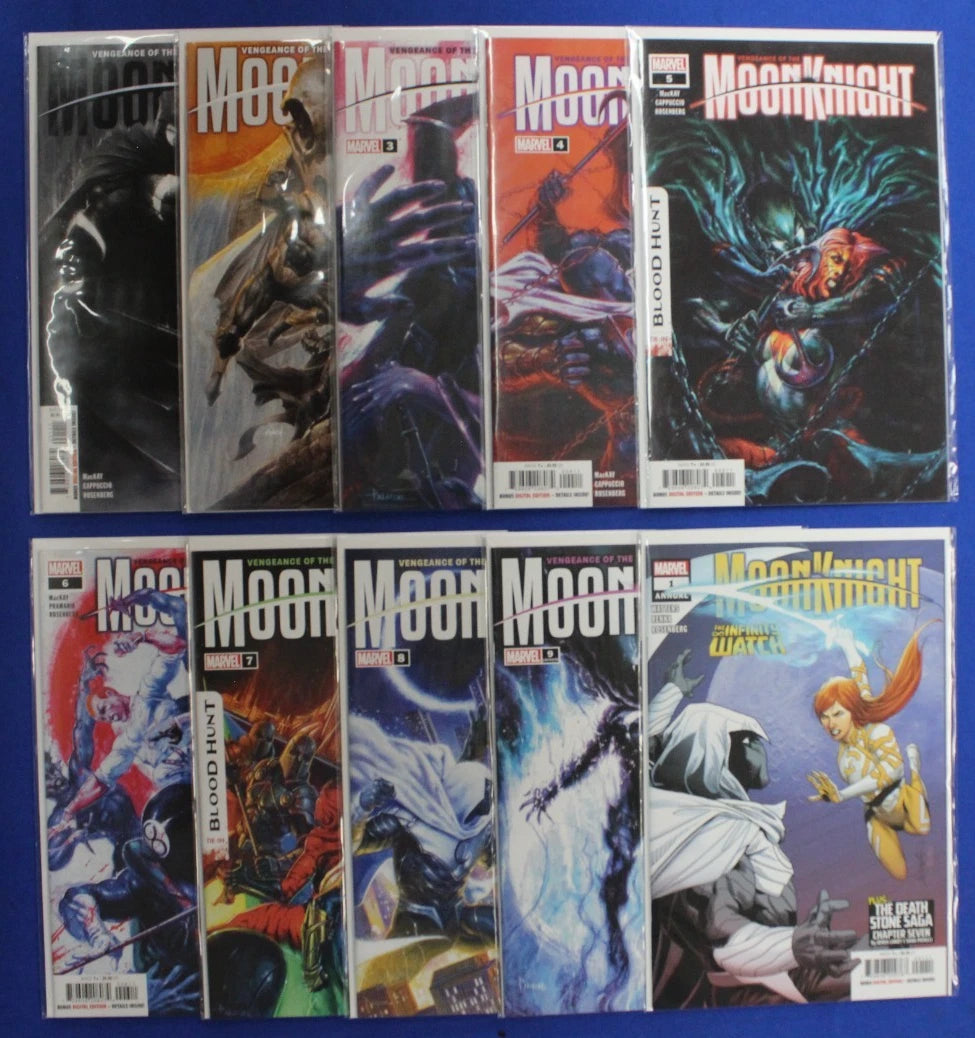 Vengeance of the Moon Knight #1-9 Complete Set + Annual VF/NM