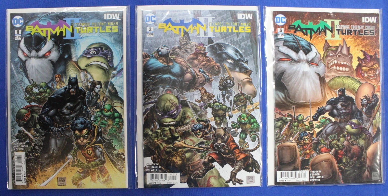 Batman TMNT Part II #1-6 Complete Set + Part III #1 Lot of 7 VF/NM