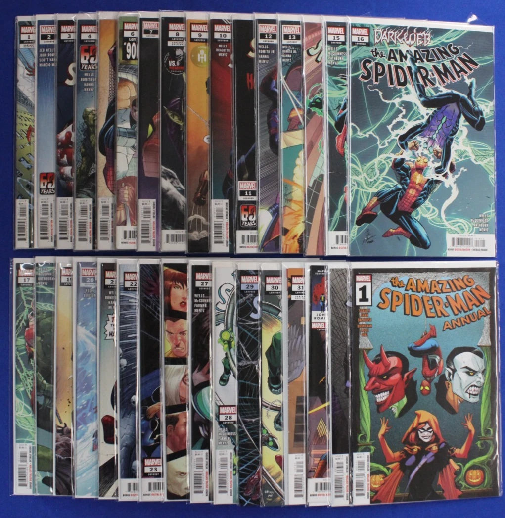 The Amazing Spider-Man #1-33 + Annual (No #24-25) VF-VF/NM
