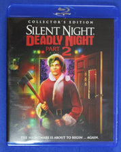 Silent Night Deadly Night Part 2 Collector's Edition Blu Ray + Poster + Figure