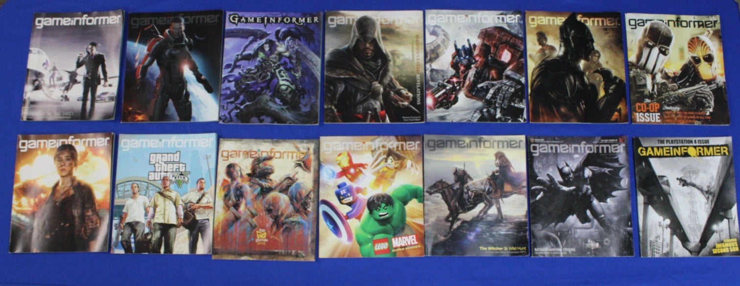 Gamestop Game Informer Magazine 2011-2013 Lot of 14 Magazines
