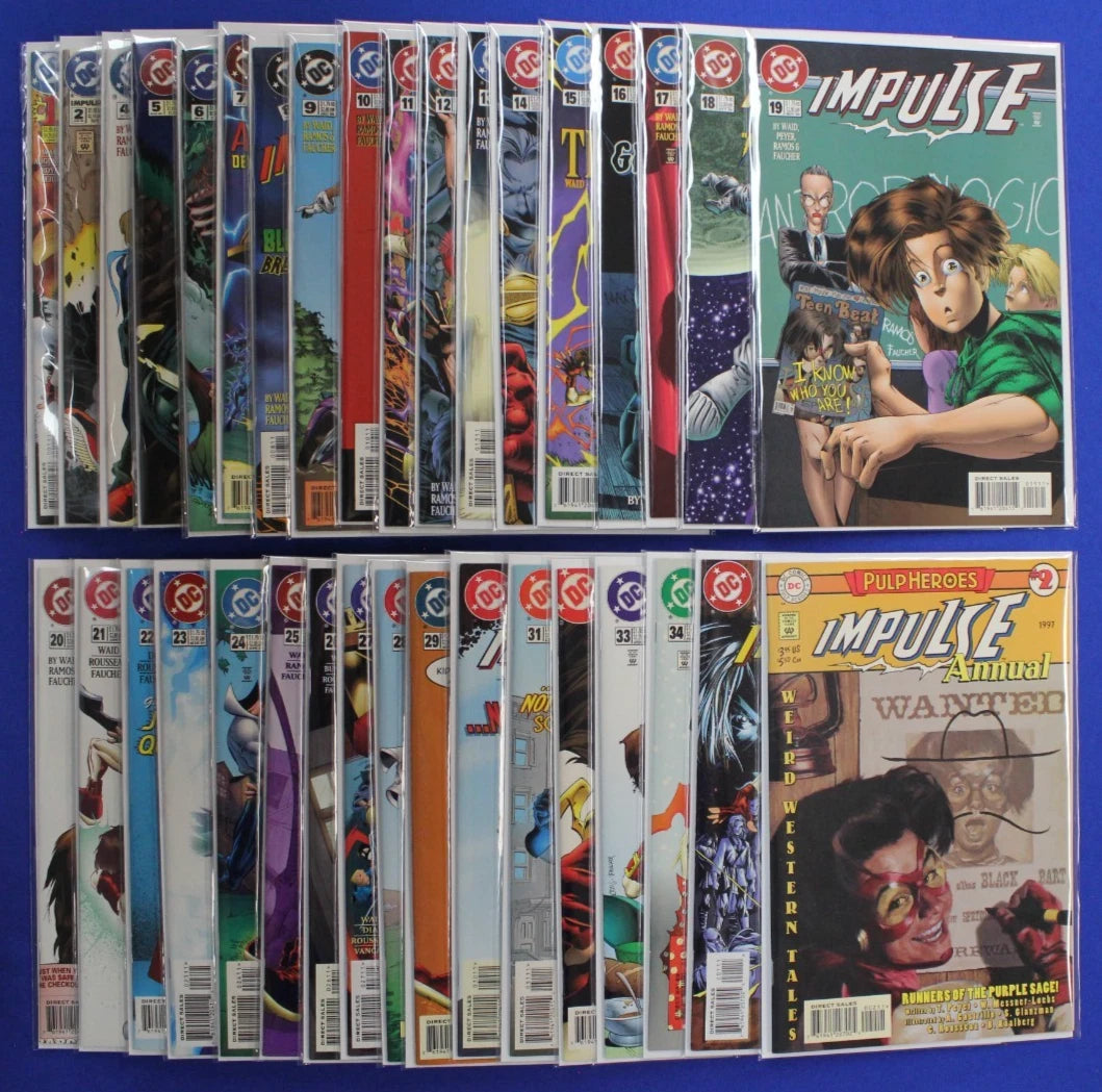 Impulse #2-34 + Annuals  Lot of 35 (Missing #3) FN-VF