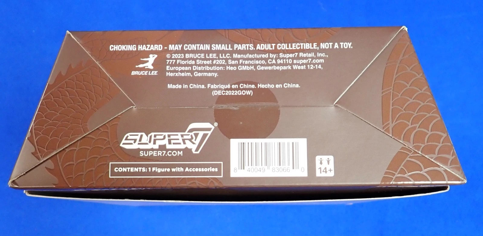 Super 7 Ultimates! Wave 2 The Contender Bruce Lee Action Figure New Sealed