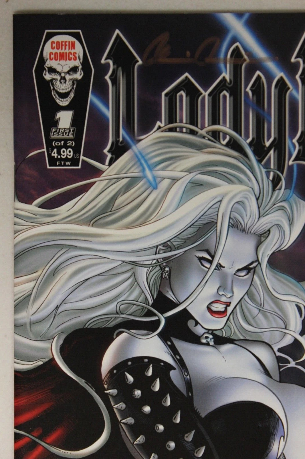 Lady Death Malevolent Decimation #1 SIGNED by Brian Pulido w/ COA NM