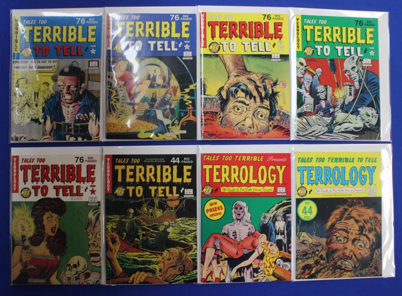 Tales Too Terrible to Tell #4-11 Lot of 8 VF-VF/NM