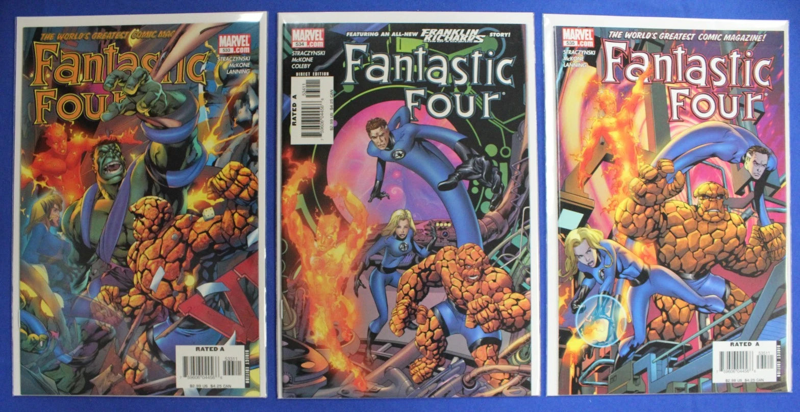 Fantastic Four #527-538 Lot of 12 VF/NM
