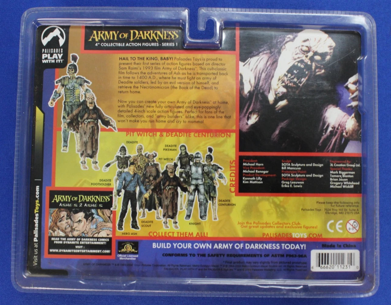 Palisades 2004 Army of Darkness lot of 3 Double Figures in Box and Sealed