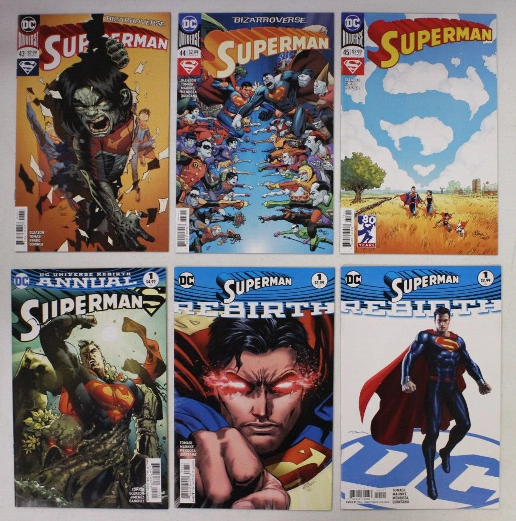 Superman #1-45 Complete Run Set + Annual & Variants VF