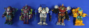 Playmates 1990s Vintage Exo-Squad Lot of 8 E-Frame Vehicles & 8 Action Figures