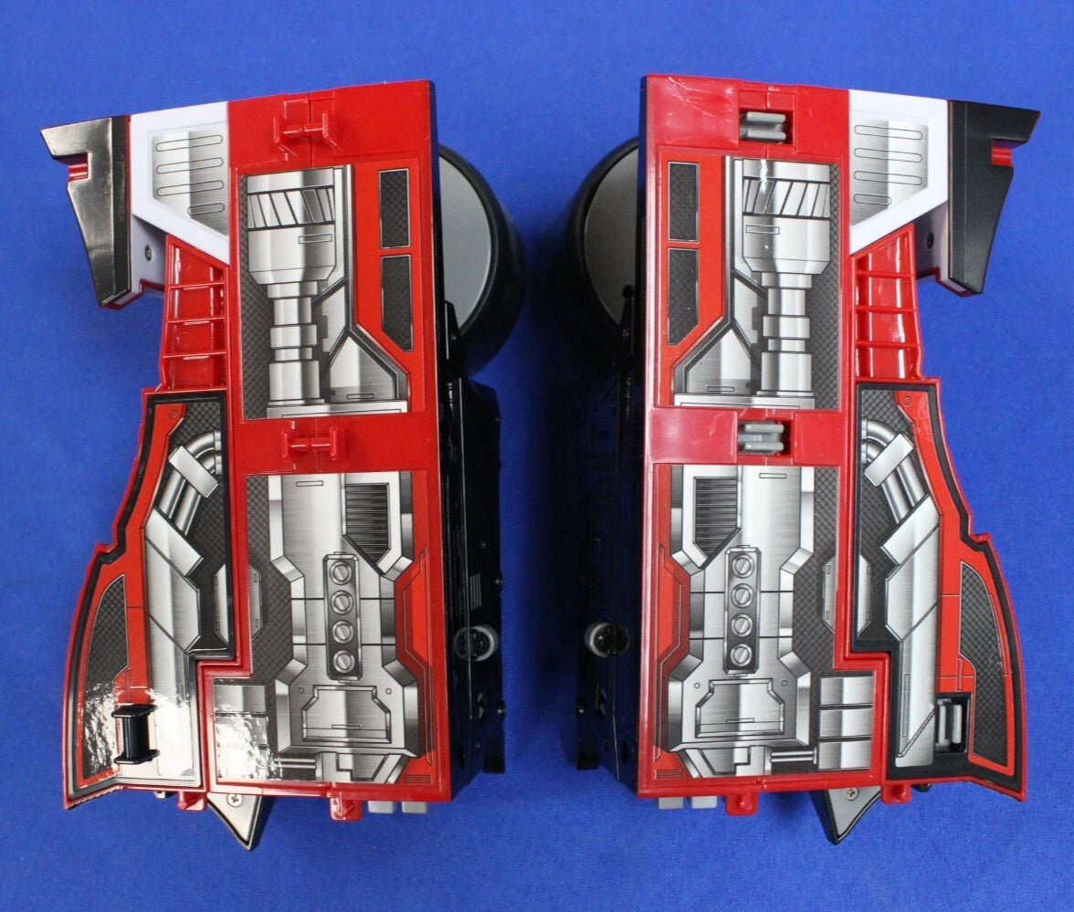 Bandai Power Rangers Super Megaforce Deluxe Engine Machalcon Megazord Complete