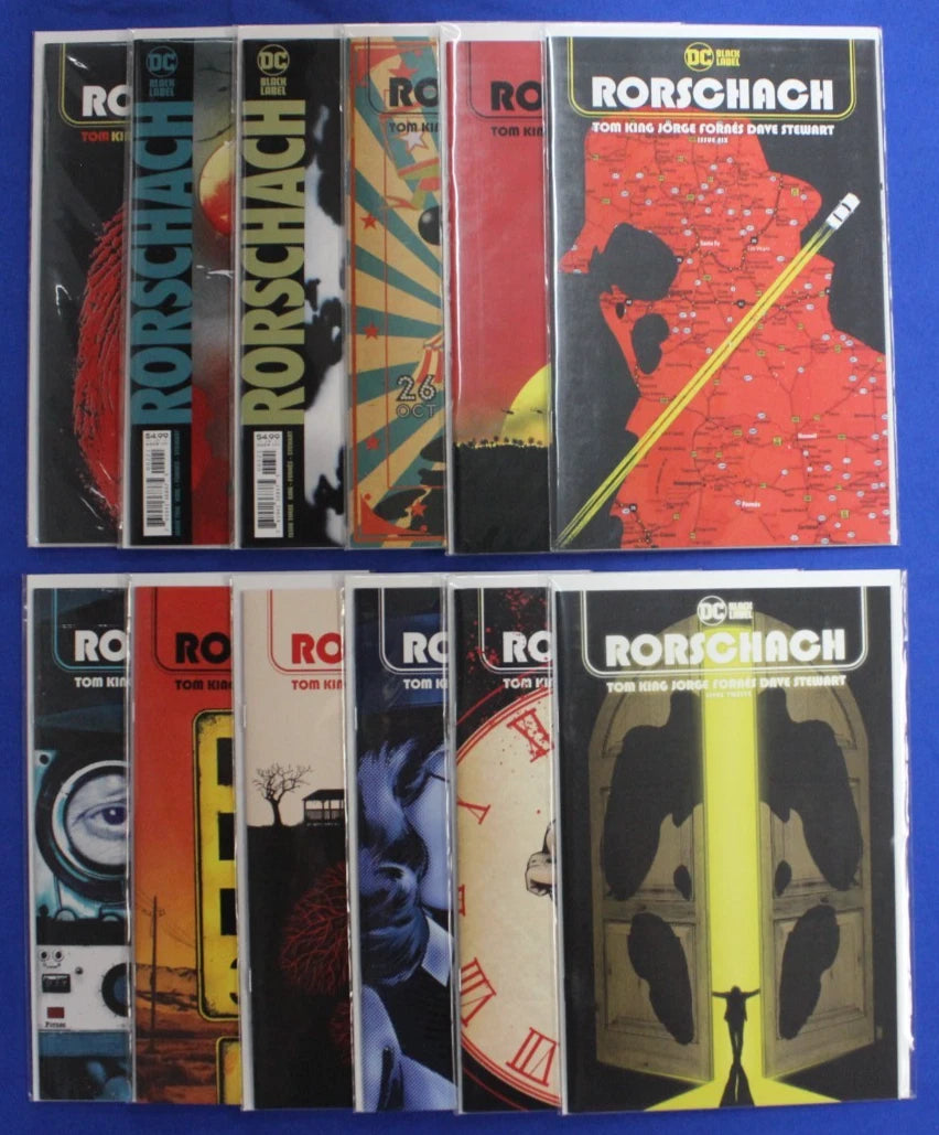 Rorschach #1-12 Complete Set w/ Variants VF/NM