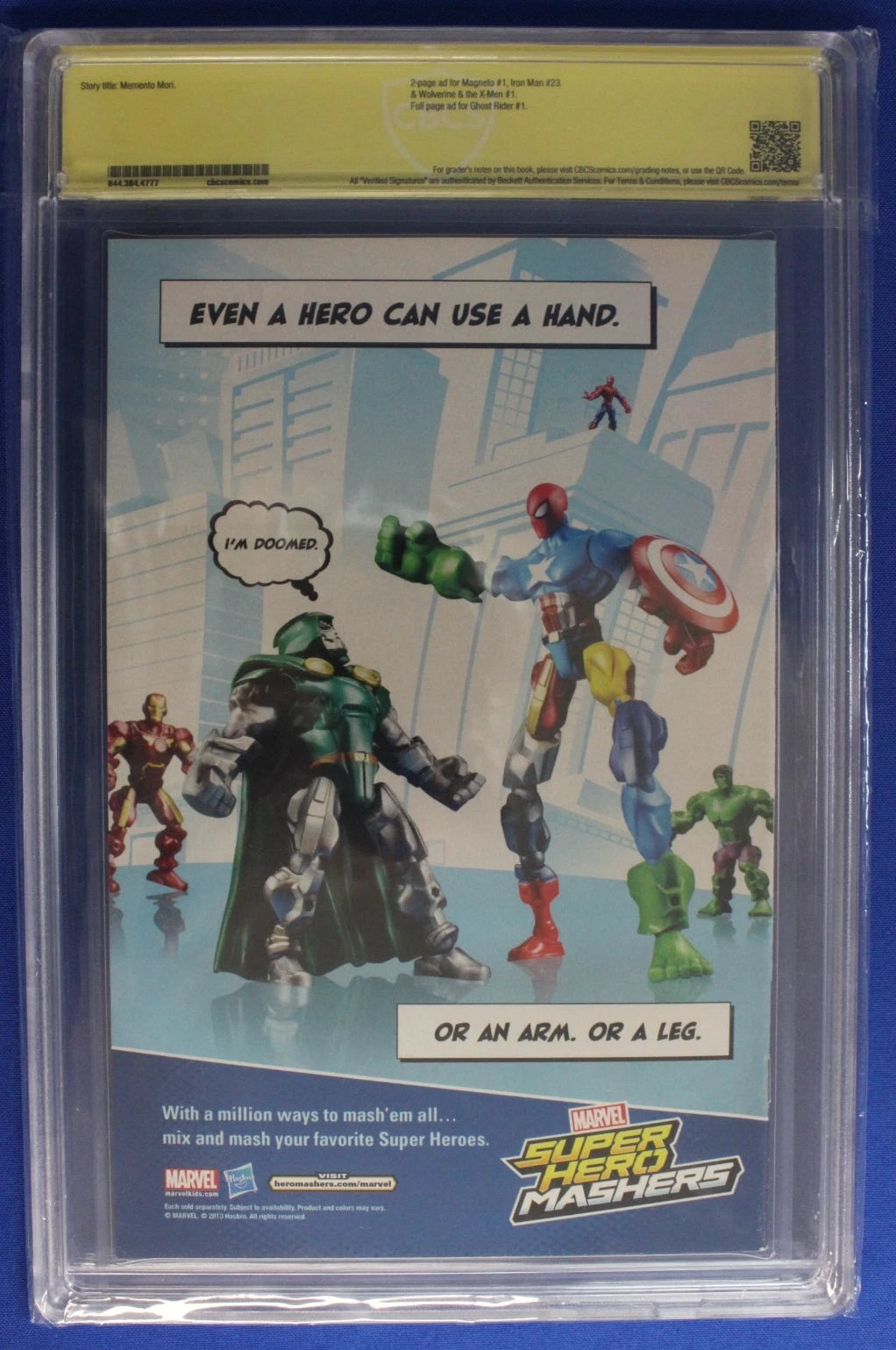 The Punisher #1 Variant SIGNED by Skottie Young CBCS 9.4 NM