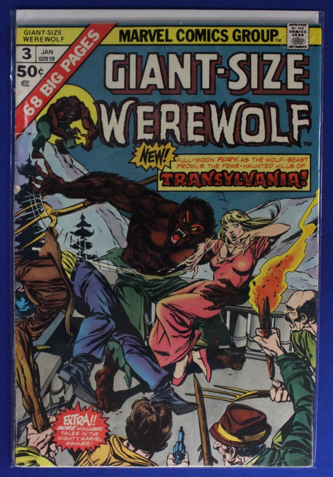 Giant-Size Creatures/Werewolf #1-4 Near Complete Set VG