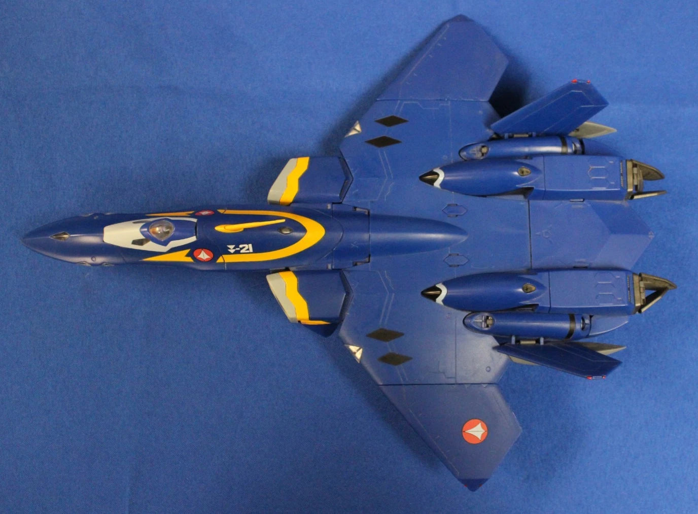 Yamato 2008 Robotech Macross Transformable YF-21 1:60 Figure Loose and Incomplete