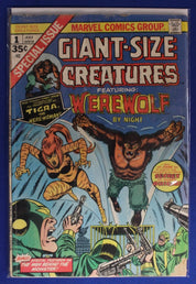 Giant-Size Creatures/Werewolf #1-4 Near Complete Set VG