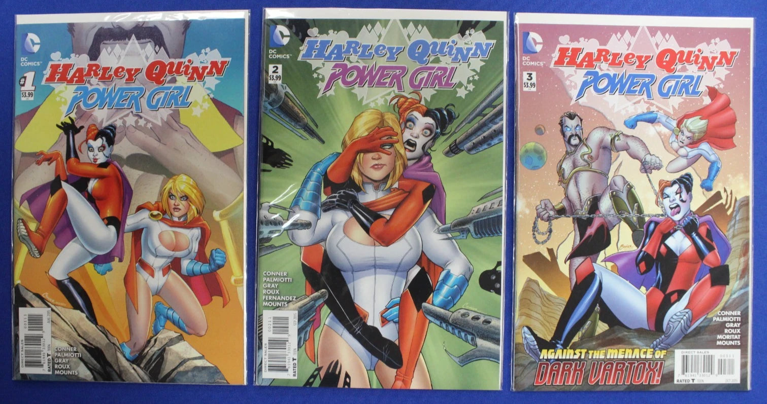 Harley Quinn Power Girl #1-6 & Poison Ivy Complete Sets Lot of 15 VF/NM