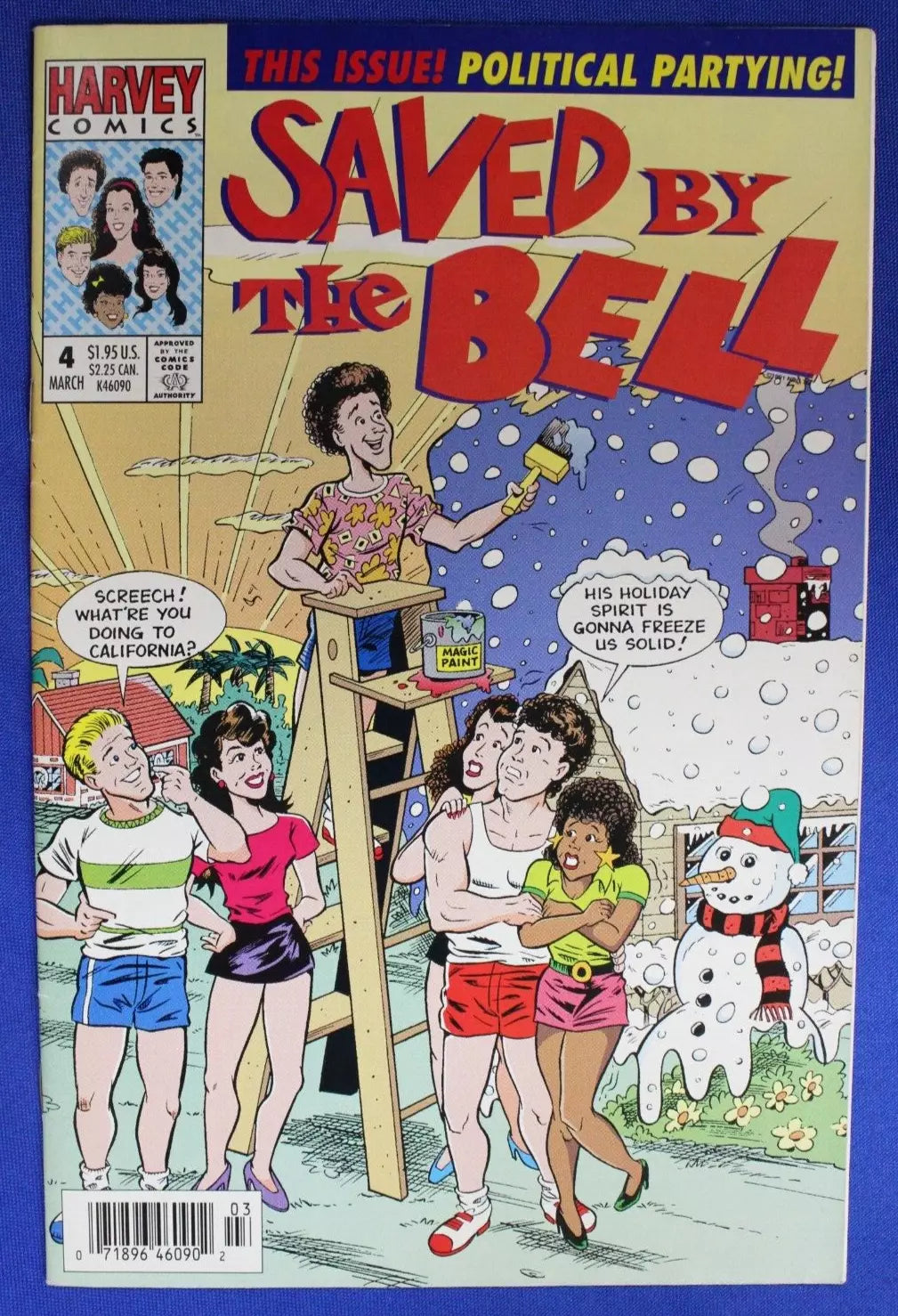 Saved by the Bell #1-5 + Holiday Issue Complete Set Lot of 8 FN-VF+