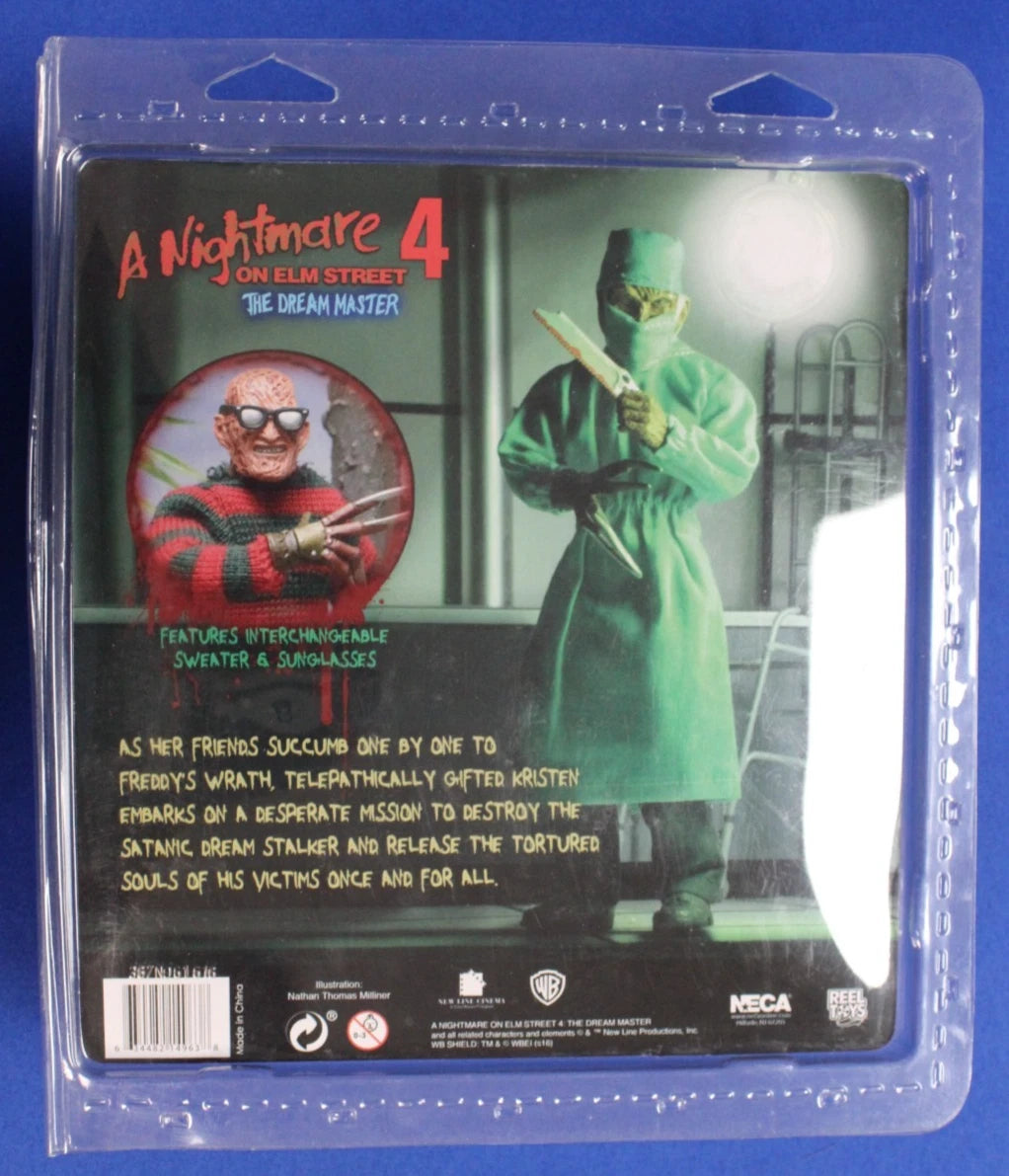 NECA A Nightmare on Elm Street 4 Dream Master Freddy Kreuger Figure in Box