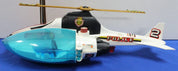 Hasbro 1988 Vintage Cops N Crooks Air Raid Helicopter with Bullseye Action Figure