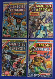 Giant-Size Creatures/Werewolf #1-4 Near Complete Set VG