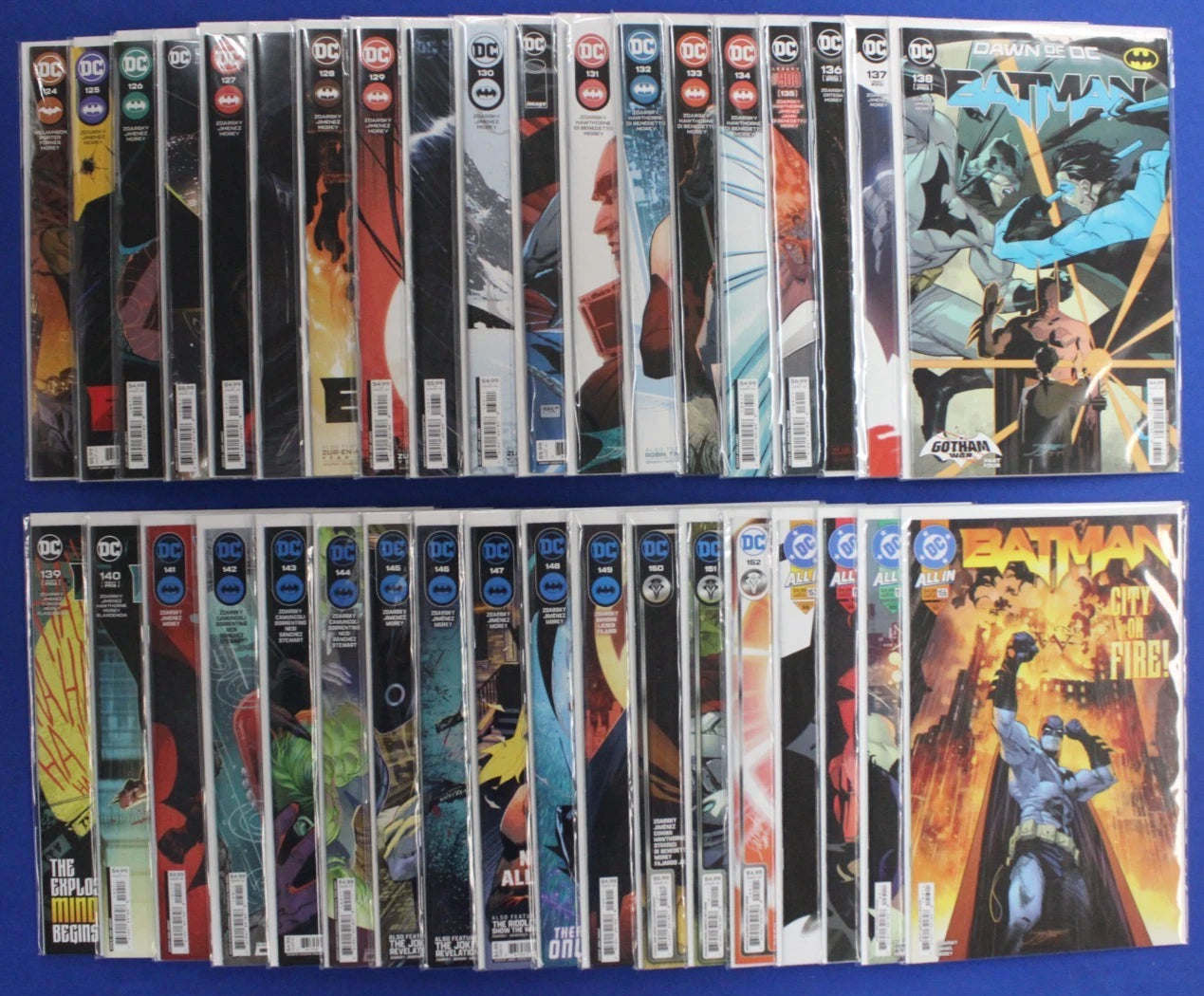 Batman Vol. 3 Lot of 37 #124-156 Run + Variants VF/NM