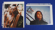 Wes Studi & Rodney Grant Signed Photographs with COA Dances With Wolves