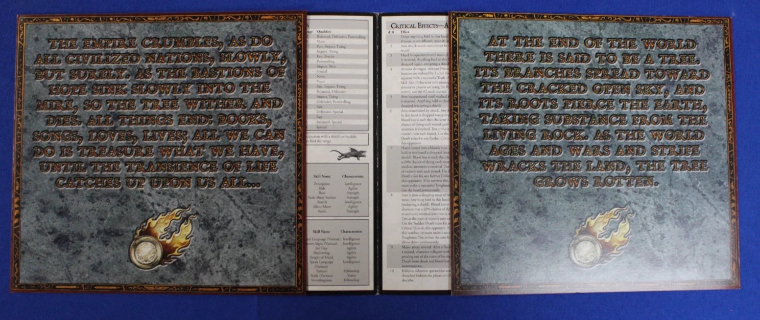 Warhammer Fantasy Roleplay 2nd Edition + Old World Bestiary + Game Master's Pack