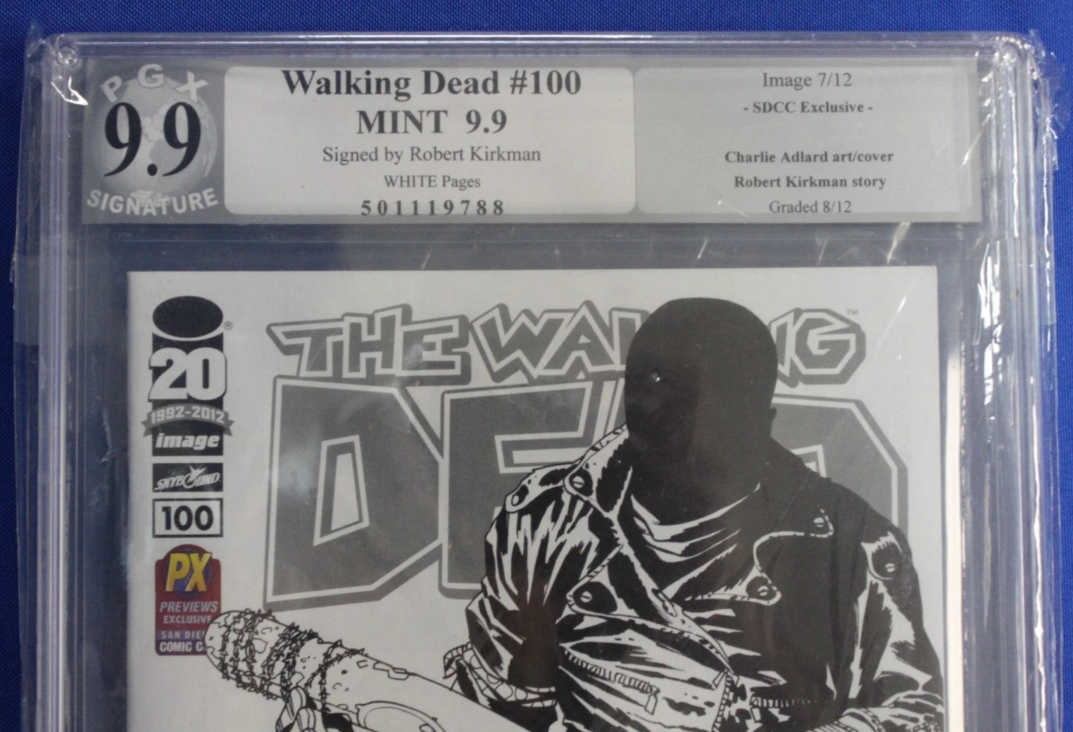 The Walking Dead #100 SDCC Previews Variant PGX 9.9 M