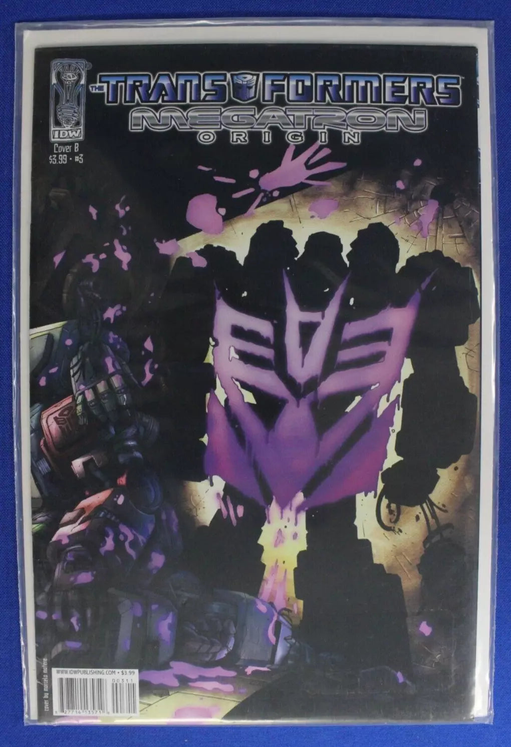 Transformers Megatron Origin 2 3 4 Near Complete Set B Covers VF/NM